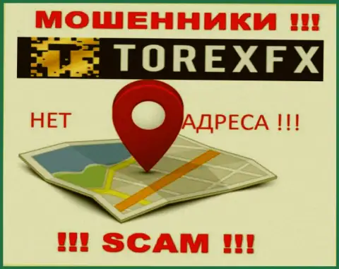Torex FX не засветили свое местонахождение, на их web-сайте нет информации о адресе регистрации