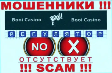 Регулирующего органа у организации Booi Casino нет !!! Не доверяйте этим интернет-кидалам вложенные средства !