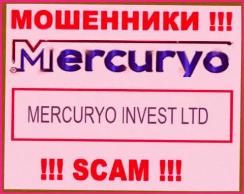Юр. лицо Mercuryo - это Mercuryo Invest LTD, именно такую инфу показали махинаторы у себя на интернет-ресурсе