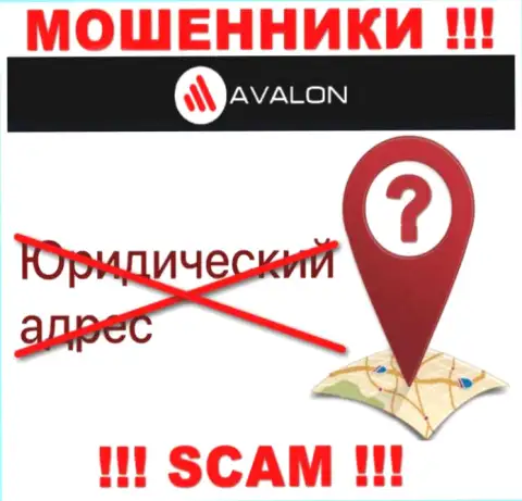 Узнать, где конкретно базируется компания AvalonSec Com нереально - информацию об адресе не разглашают