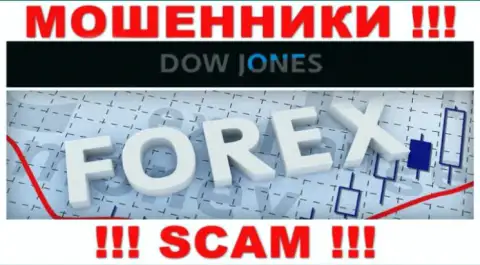 Dow Jones Market говорят своим клиентам, что трудятся в области FOREX