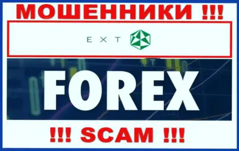 Forex - это область деятельности интернет-мошенников EXT