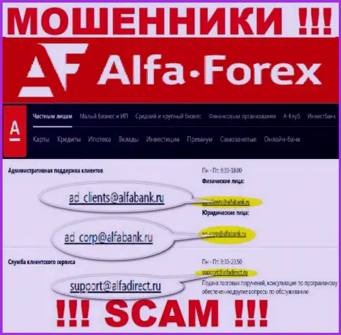 Не стоит контактировать через е-мейл с Альфа Форекс - это РАЗВОДИЛЫ !!!