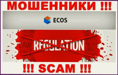 На сайте обманщиков ECOS не говорится об их регуляторе - его просто-напросто нет