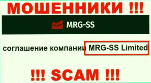 Юридическое лицо компании MRG SS Limited - это MRG SS Limited, инфа позаимствована с официального сайта