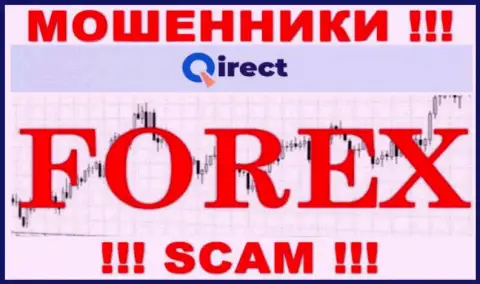 Qirect Com лишают денег наивных клиентов, которые повелись на легальность их деятельности