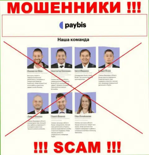 Руководители PayBis Com, представленные указанной компанией фейковые - это ОБМАНЩИКИ