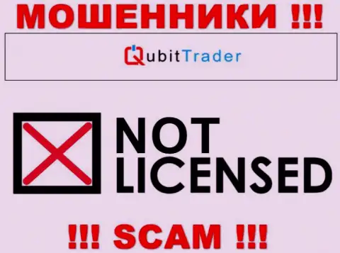 У МАХИНАТОРОВ QubitTrader отсутствует лицензия - осторожно !!! Грабят людей