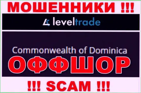 Пустили корни internet воры Level Trade в офшорной зоне  - Доминика, будьте бдительны !