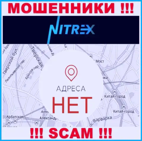Nitrex Software Technology Corp не показали информацию о официальном адресе регистрации компании, будьте осторожны с ними