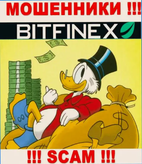С Bitfinex не заработаете, заманят в свою контору и обворуют подчистую