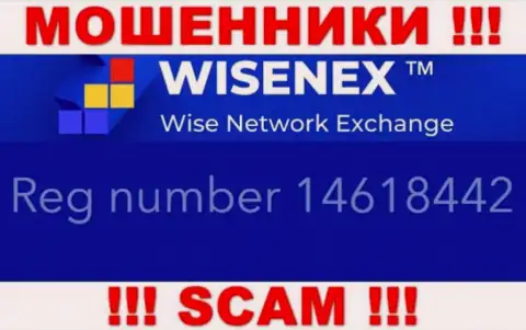 ТорсаЕст Групп ОЮ интернет-ворюг WisenEx было зарегистрировано под этим рег. номером: 14618442