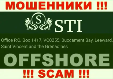 Stok Options - это жульническая компания, зарегистрированная в офшоре Office P.O. Box 1417, VC0255, Buccament Bay, Leeward, Saint Vincent and the Grenadines, будьте осторожны