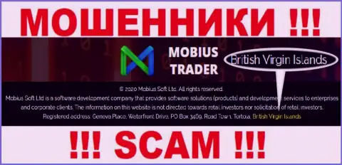 Mobius-Trader беспрепятственно сливают клиентов, потому что зарегистрированы на территории British Virgin Islands