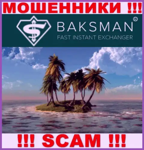 В компании BaksMan Org безнаказанно прикарманивают вложенные денежные средства, скрывая сведения относительно юрисдикции
