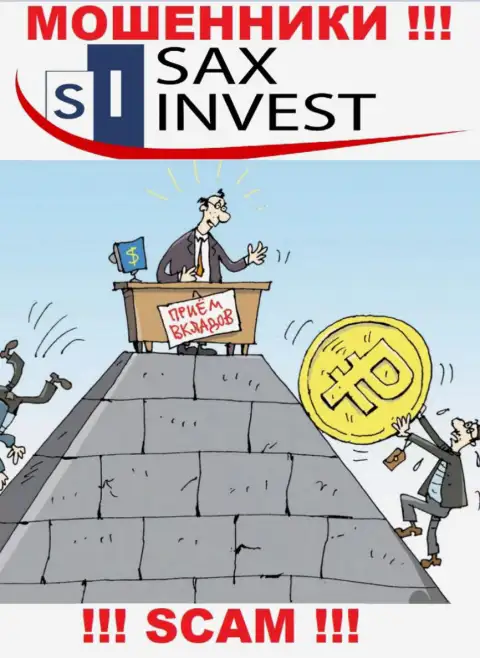 SaxInvest не вызывает доверия, Инвестиции - это конкретно то, чем промышляют эти internet-жулики
