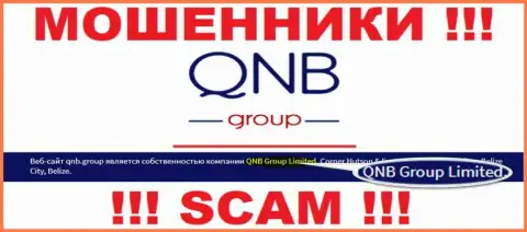 КьюНБ Групп Лтд - это организация, владеющая интернет-жуликами QNBGroup