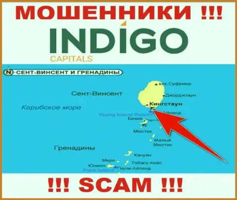 Мошенники ИндигоКапиталс пустили свои корни на офшорной территории - Kingstown, St Vincent and the Grenadines