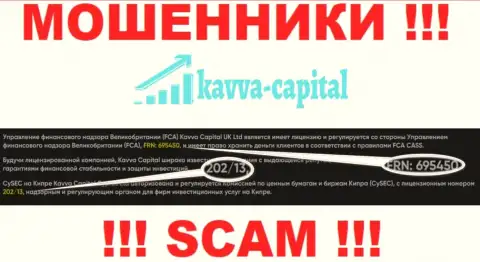 Вы не возвратите денежные средства из организации Kavva-Capital Com, даже зная их лицензию на осуществление деятельности с официального веб-сервиса