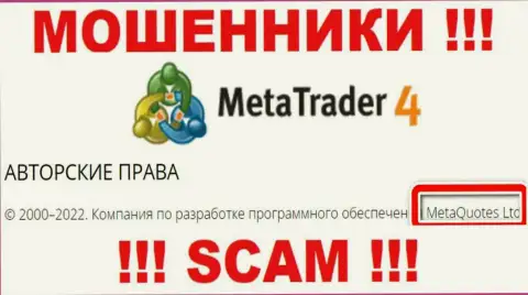 MetaQuotes Ltd - это руководство незаконно действующей компании МетаКвотс Лтд