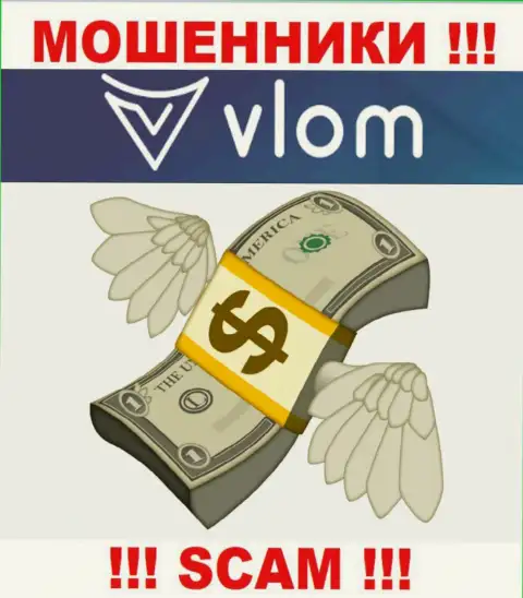 Лохотрон Vlom Com работает лишь на ввод финансовых вложений, с ними Вы абсолютно ничего не сумеете заработать