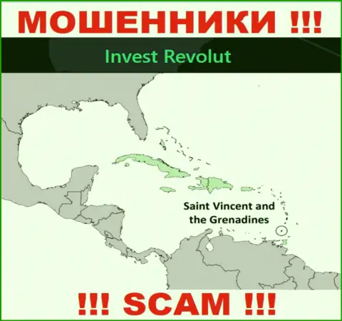 Invest Revolut пустили свои корни на территории - Кингстаун, Сент-Винсент и Гренадины, остерегайтесь совместного сотрудничества с ними