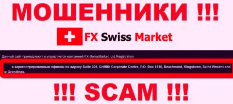 Официальное место регистрации шулеров FX Swiss Market - Saint Vincent and the Grendines
